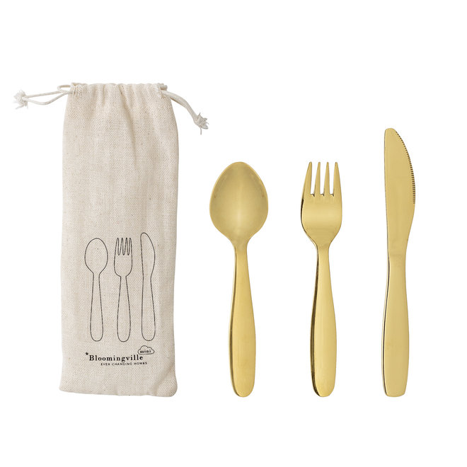 Bloomingville - Hazha Cutlery Gold