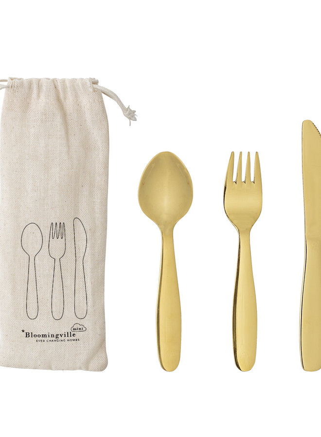 Bloomingville - Hazha Cutlery Gold