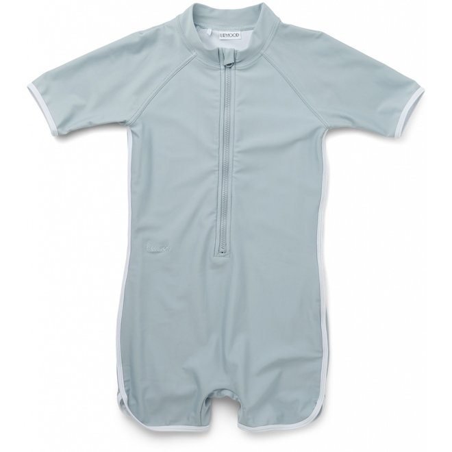 Liewood Liewood Triton Swim jumpsuit Sea blue Hip Hoi Baby en