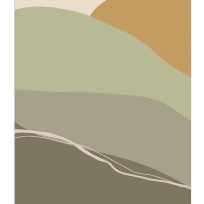 Little Dutch - Poster A3 - Horizon olive