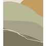 Little Dutch - Poster A3 - Horizon olive
