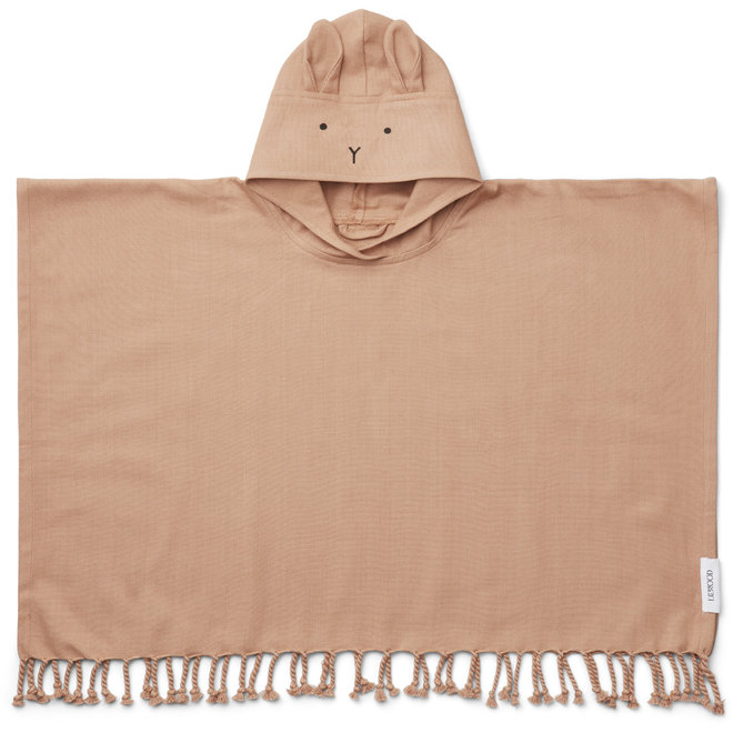 Liewood - Otis poncho - Rabbit tuscany rose