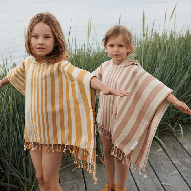 Liewood - Roomie poncho - Mustard/sandy