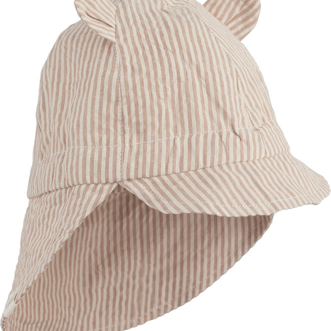 Liewood - Gorm sun hat - Tuscany stripe rose / sandy