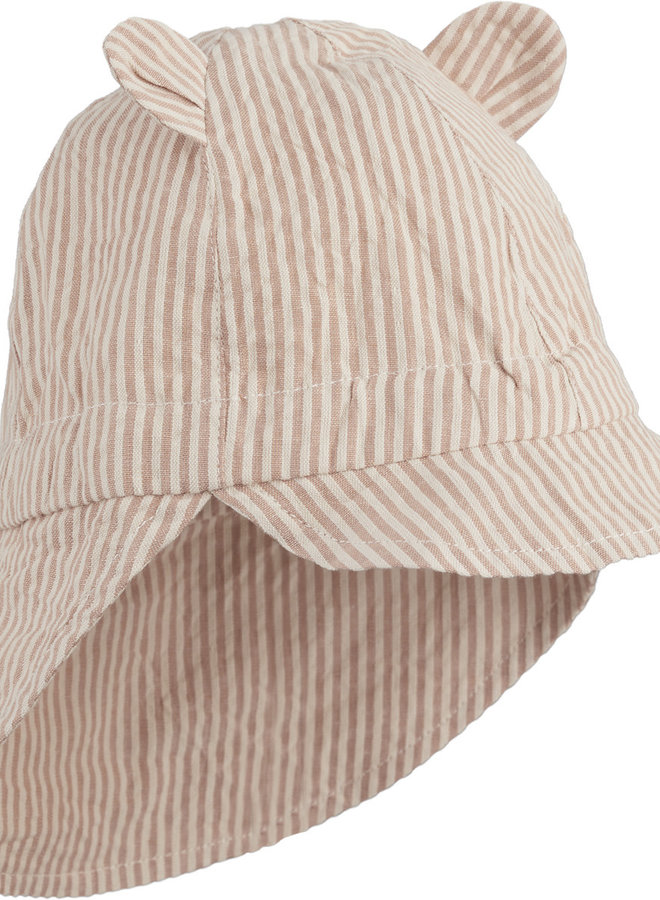Liewood - Gorm sun hat - Tuscany stripe rose / sandy