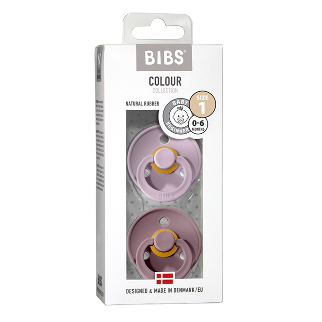 Bibs - Fopspeen Duo pack - Lilac / Heather