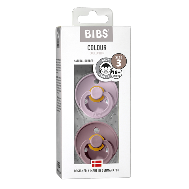 Bibs - Fopspeen Duo pack - Lilac / Heather