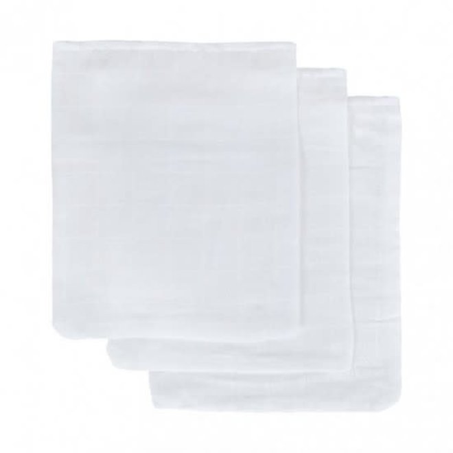 Mythos - Katoenen washandjes - Wit (3 pack)