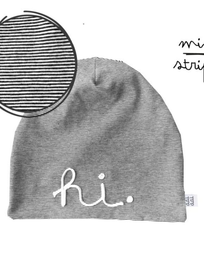 Aai Aai - Beanie marine stripe