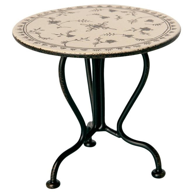 Maileg - Vintage tea table, Micro -  Anthracite