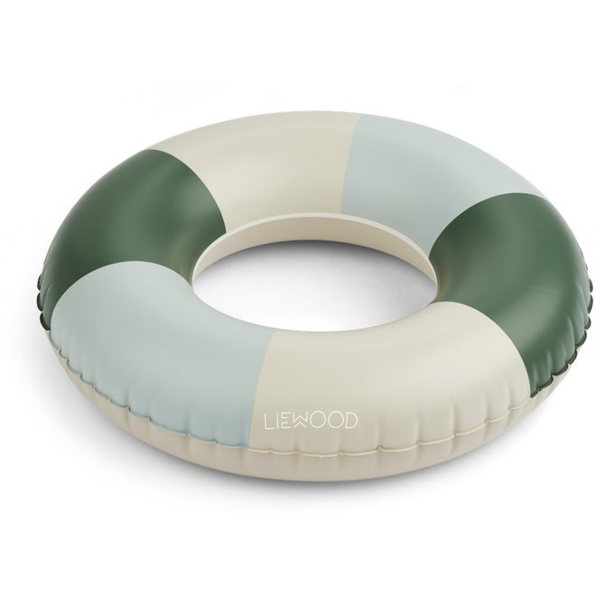 Liewood - Baloo swim float ring - Garden / dove / sandy stripe
