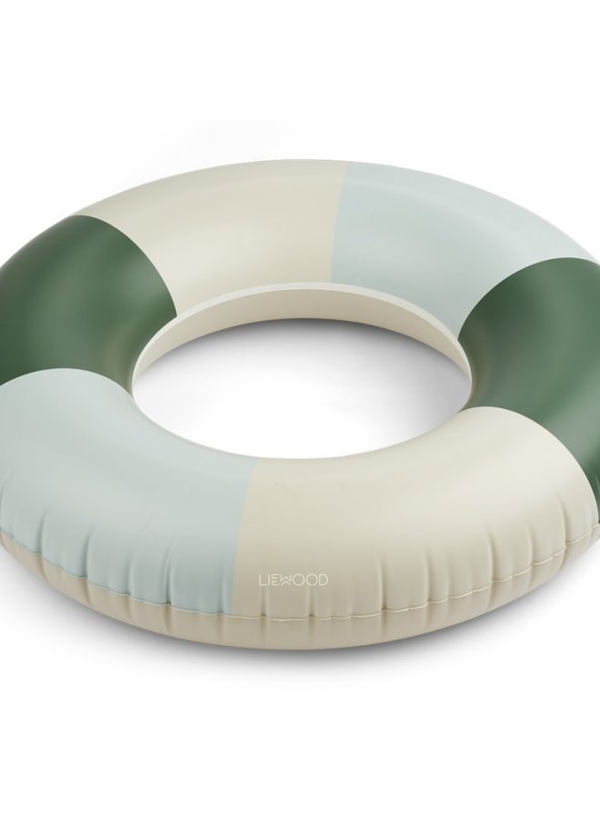 Liewood - Donna swim float ring - Garden / dove / sandy stripe