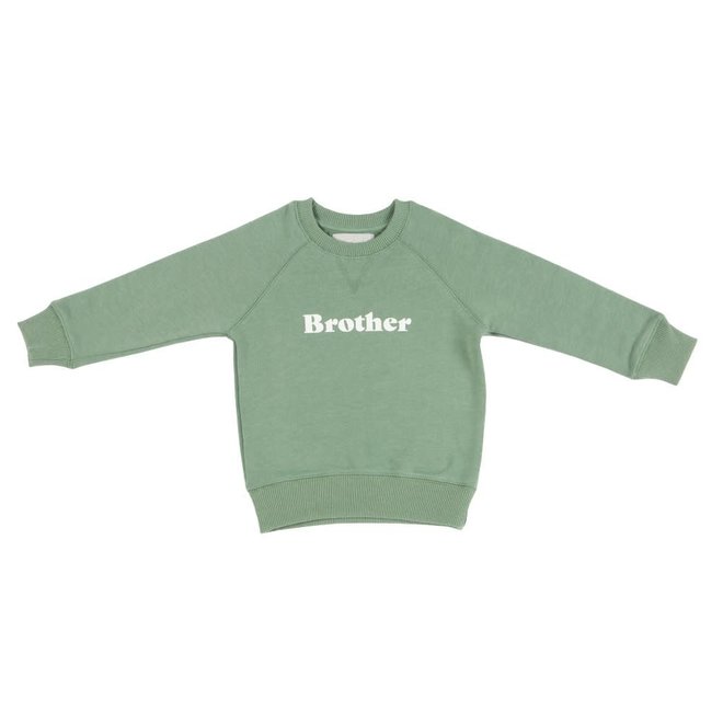 Bob & Blossom - 'BROTHER' Sweatshirt - Fern