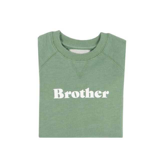 Bob & Blossom - 'BROTHER' Sweatshirt - Fern