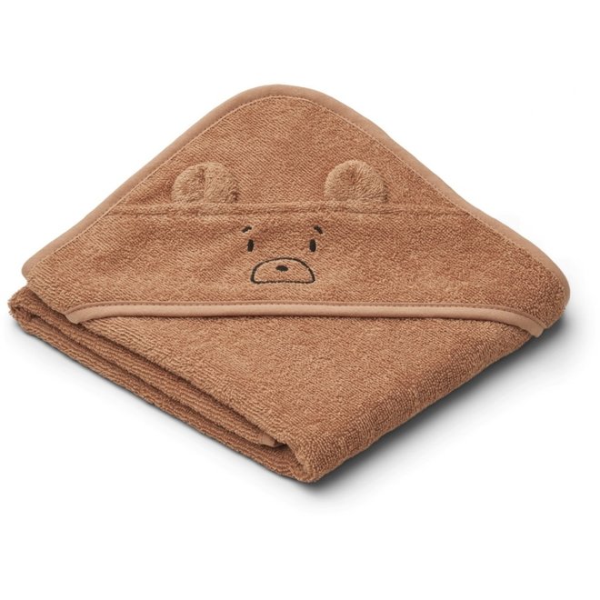 Liewood - Albert hooded towel - Mr bear Tuscany rose