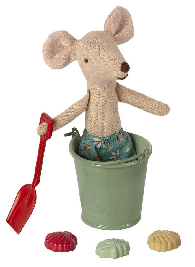 Maileg - Beach set - Shovel, bucket & shells