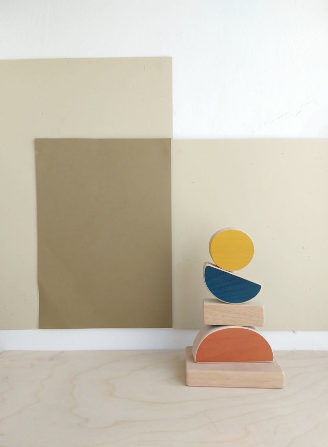 The wandering workshop - Landscape stacking toy