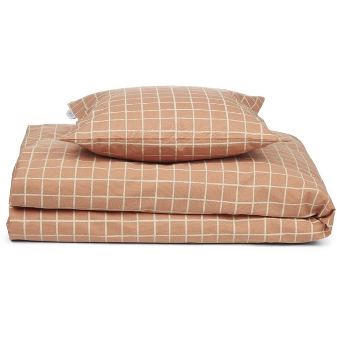 Liewood - Bedding print Check / Tuscany rose