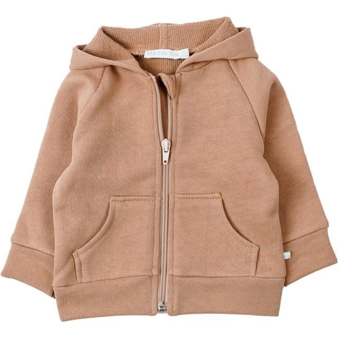 Bla Bla Bla - Sweatjacket with zipper Rose