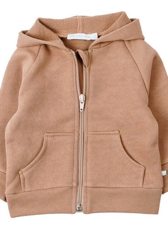 Bla Bla Bla - Sweatjacket with zipper Rose