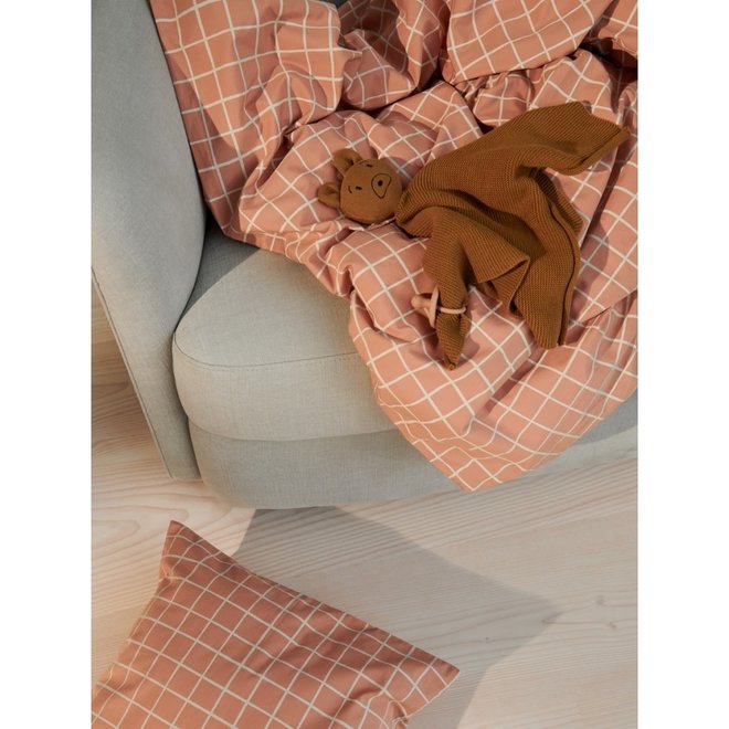 Liewood - Milo knit cuddle cloth - Mr bear golden caramel