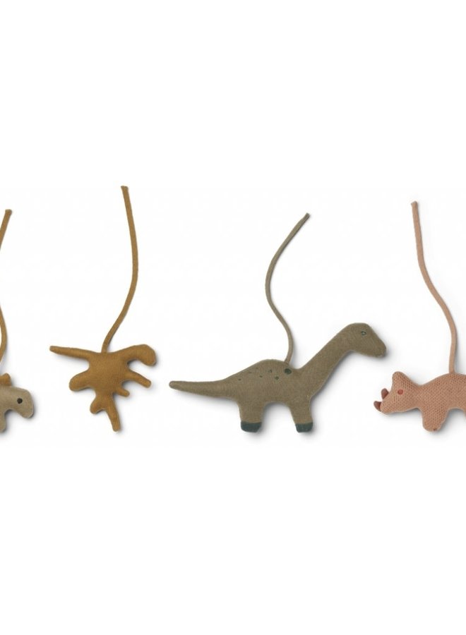 Liewood - Gio playgym accessories - Dino golden caramel/multi mix
