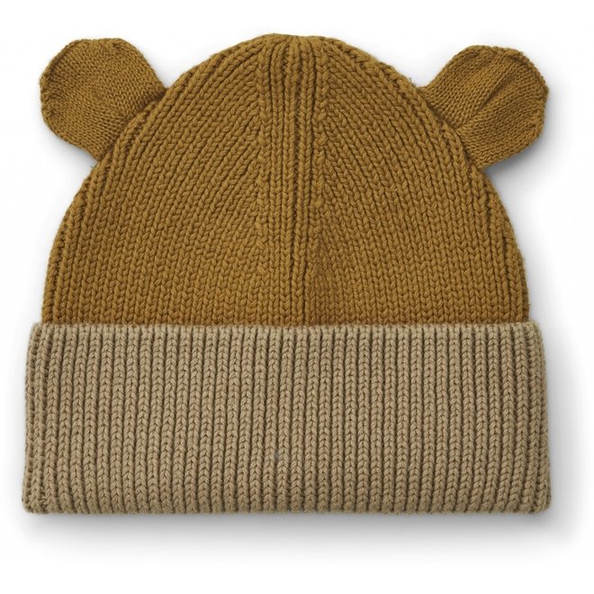 Liewood - Gina beanie - Golden caramel oat mix