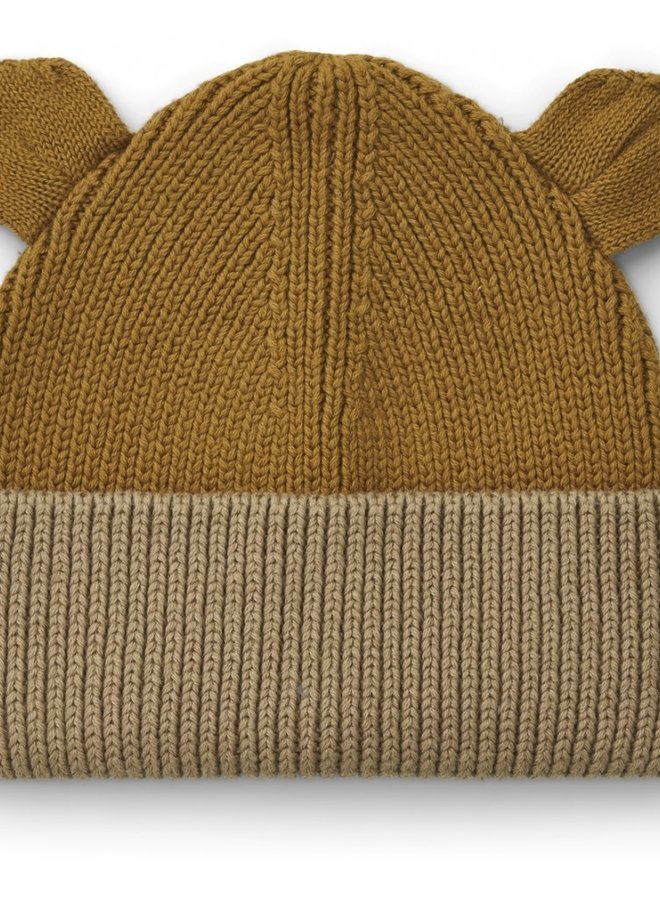 Liewood - Gina beanie - Golden caramel oat mix
