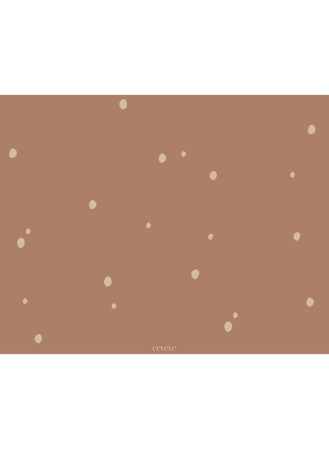 Eeveve Placemats Dots Cinnamon