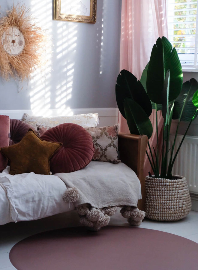 Eeveve Ronde vloermat Poederblush