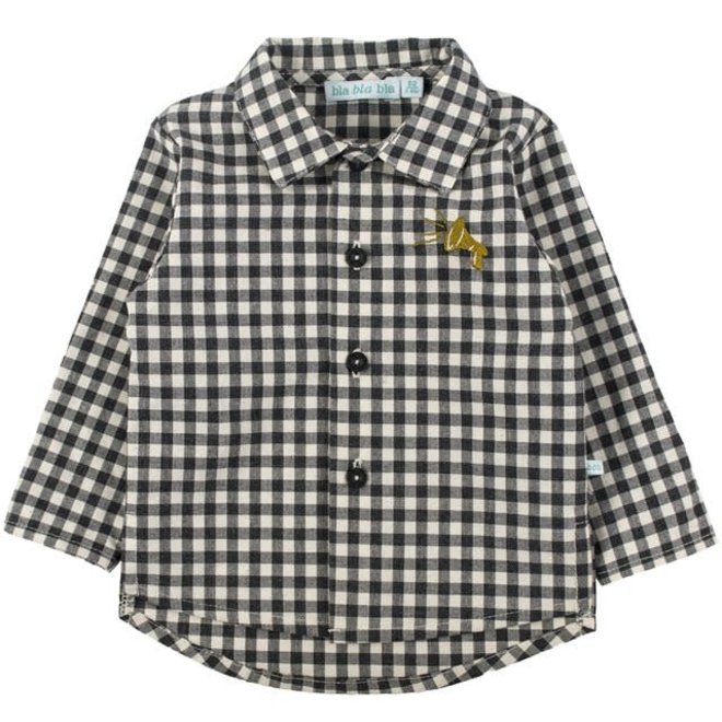 Bla Bla Bla - Blouse Black Check