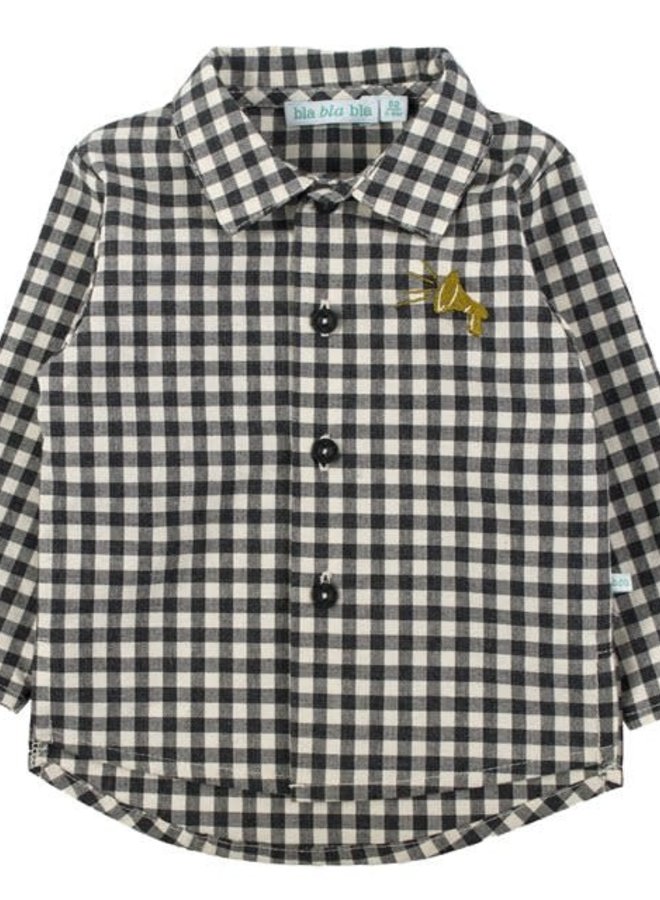 Bla Bla Bla - Blouse Black Check