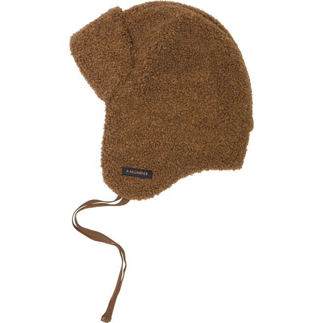 A Monday in Copenhagen - Sander Hat Dess Teddy fleece Sugar almond