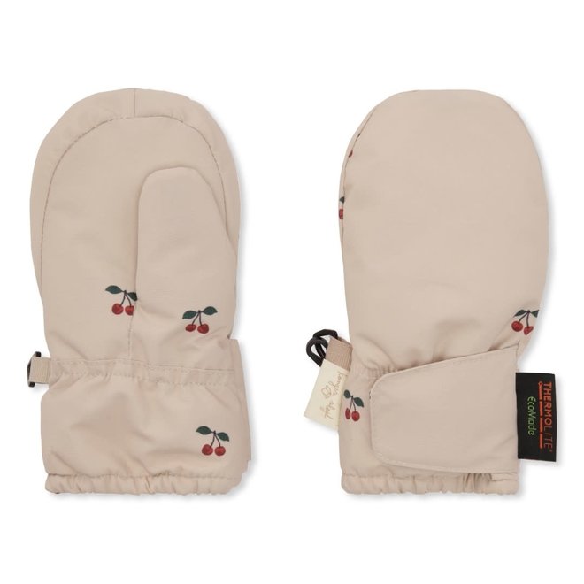 Konges Slojd - Nohr snow mittens - Cherry blush