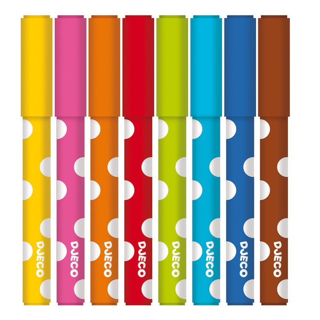 Djeco - 8 markers for the little ones