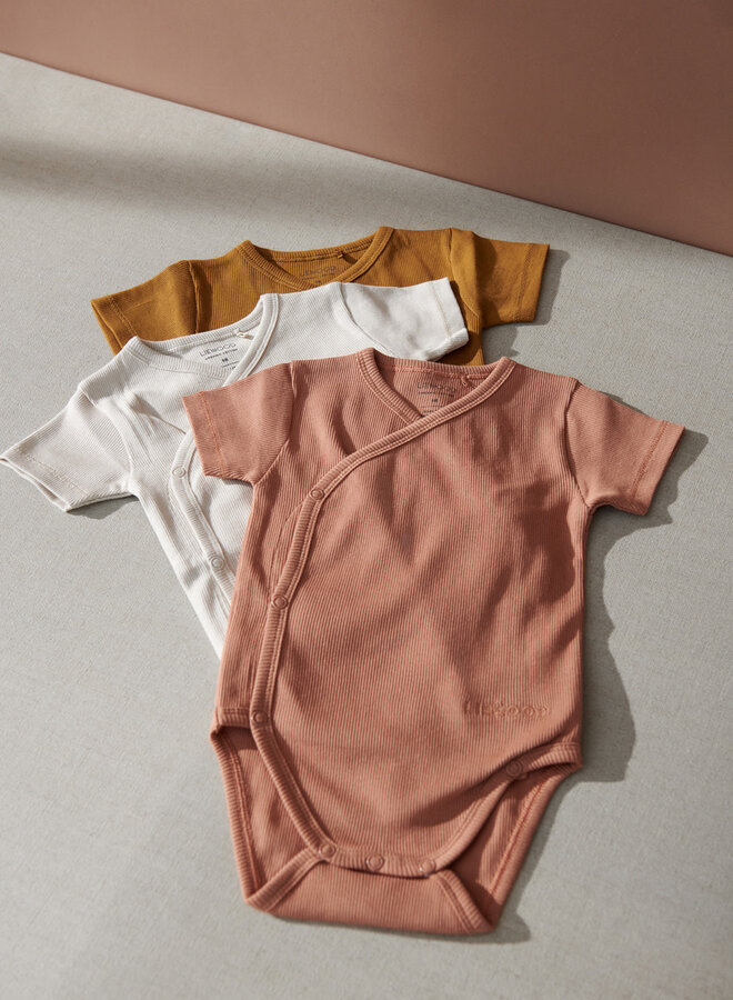 Liewood - Hali body stocking (2 pack) - Golden caramel/sandy mi