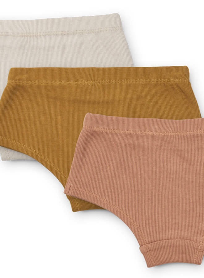 Liewood - Nicky hipsters 3-pack - Tuscany rose multi mix