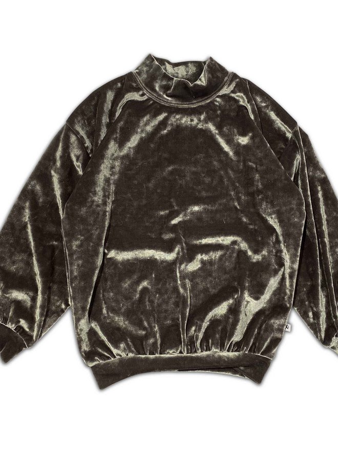 Cos I Said So - Velvet sweater green
