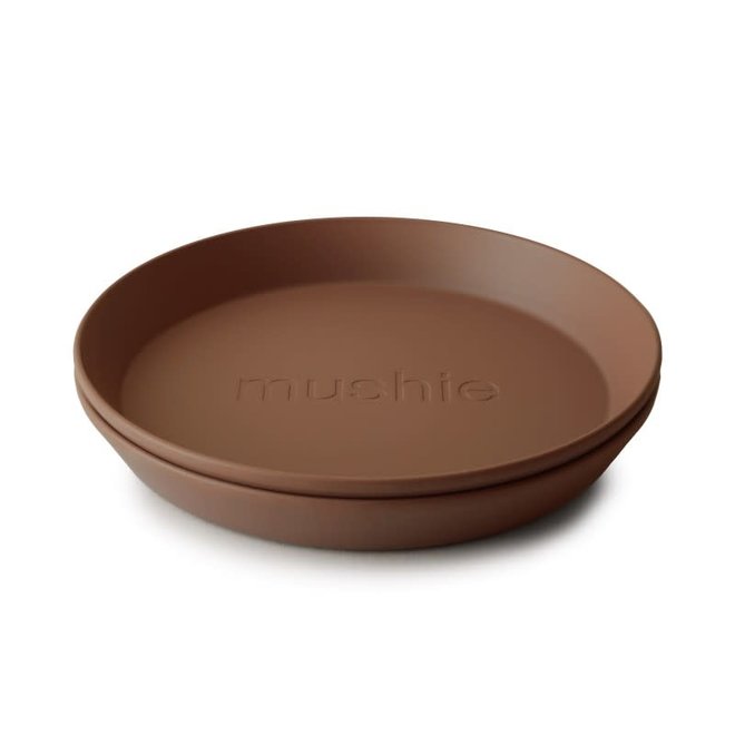 Mushie - Plates round - Caramel (2p)