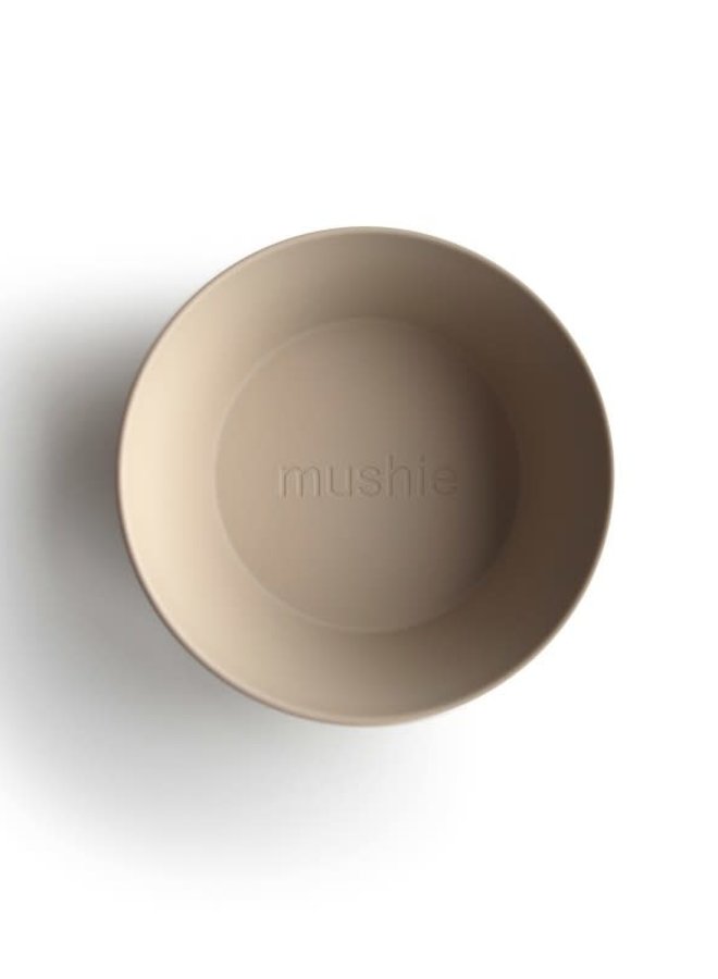 Mushie - Bowl round - Vanilla  (2p)