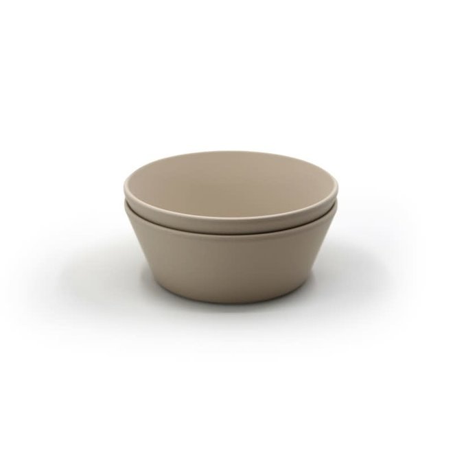 Mushie - Bowl round - Vanilla  (2p)