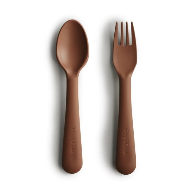 Mushie - Fork and spoon - Caramel