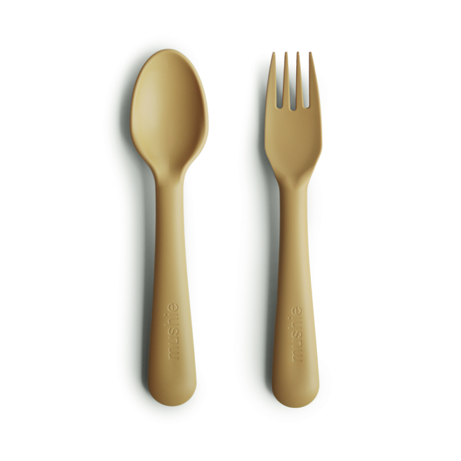 Mushie - Fork and spoon - Mosterd