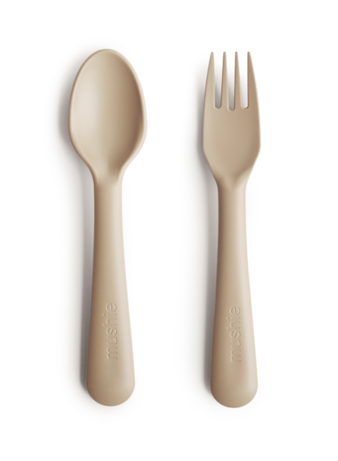 Mushie - Fork and spoon - Vanilla