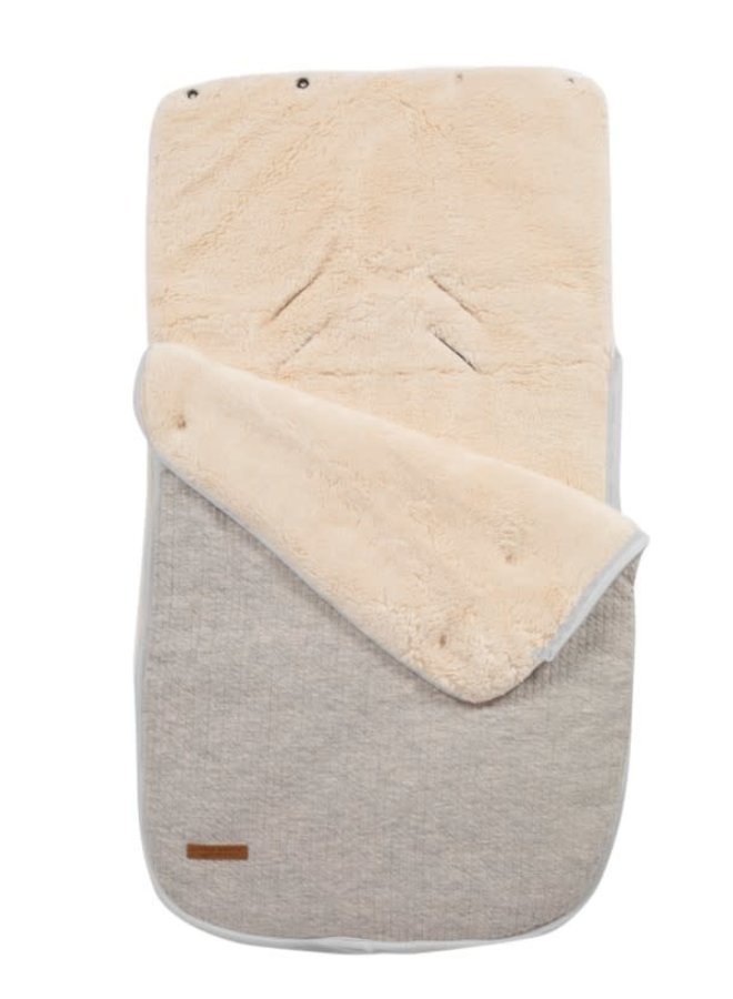 Little Dutch - Car seat 0+ voetenzak Pure Grey