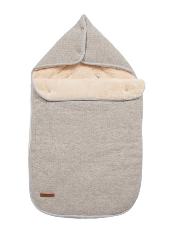 Little Dutch - Car seat 0+ voetenzak Pure Grey
