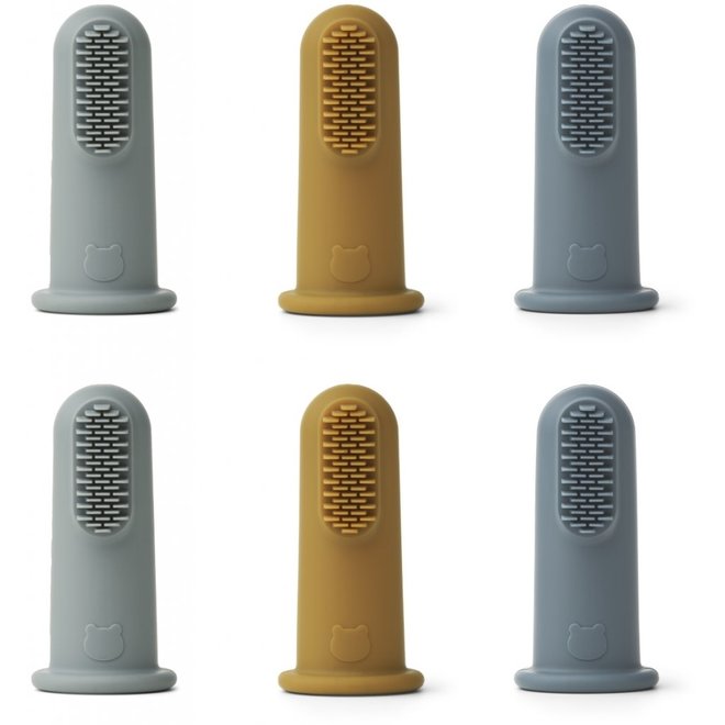 Copy of Liewood - Simon finger Toothbrush (6 pack) - Rose