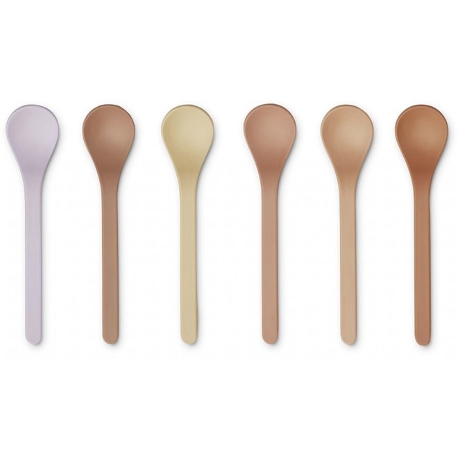 Liewood - Erin spoon 6 pack - Light lavender