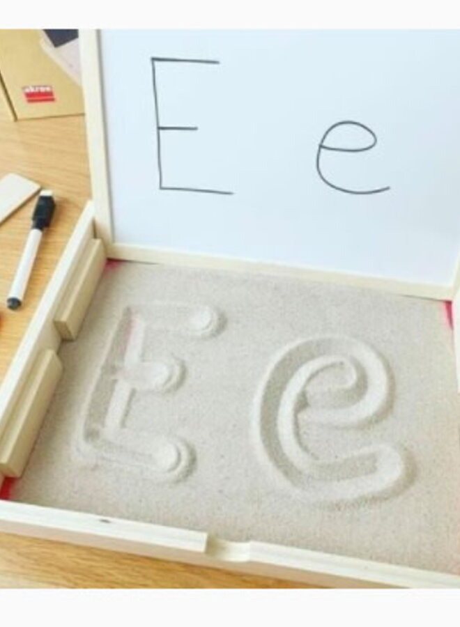 Akros - Zandtafel Montessori (incl. magneet en krijtbord)