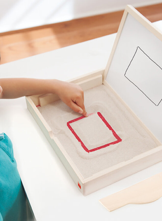 Akros - Zandtafel Montessori (incl. magneet en krijtbord)